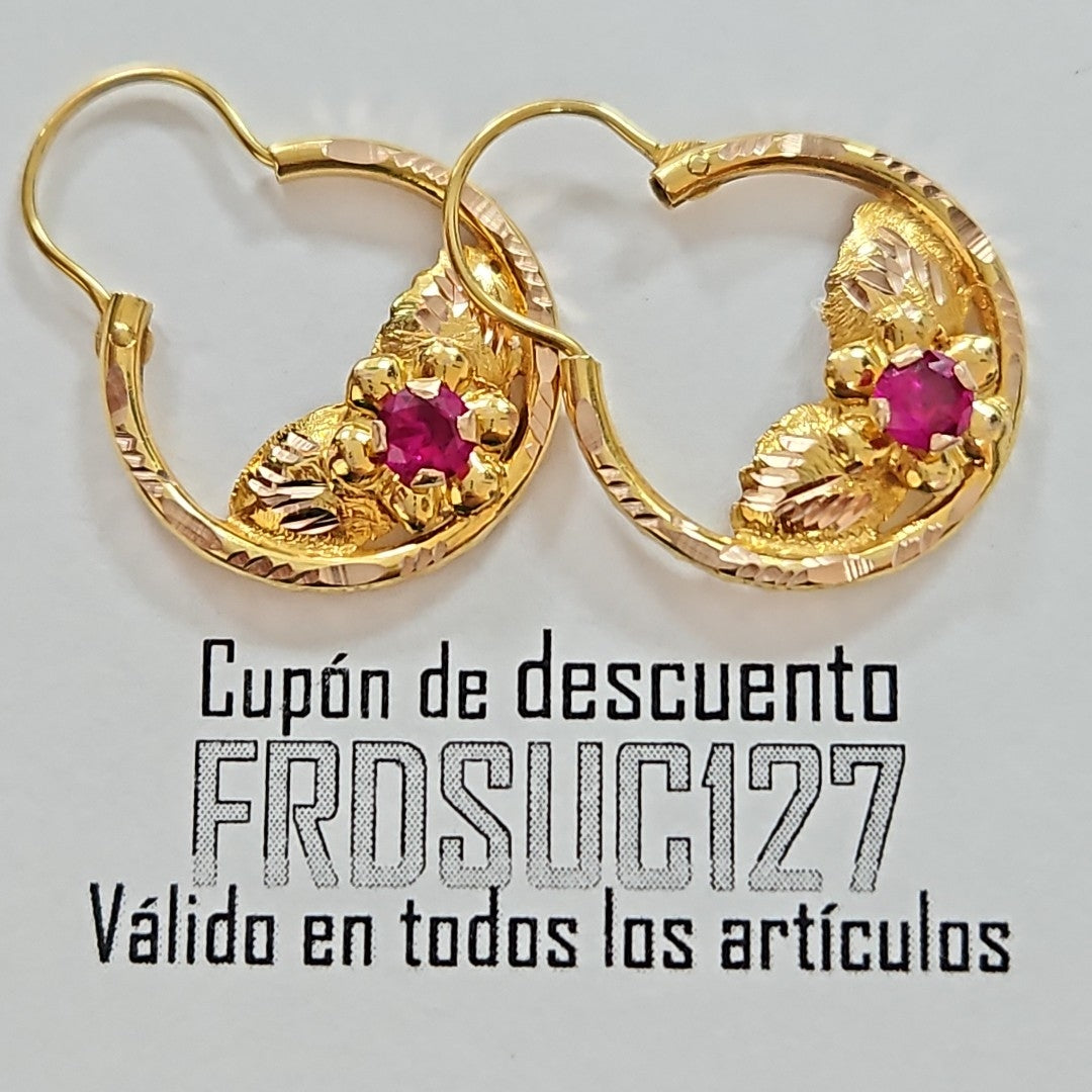 ARETES PAR ORO 10 K 2,00 GRMS (SEMINUEVO)