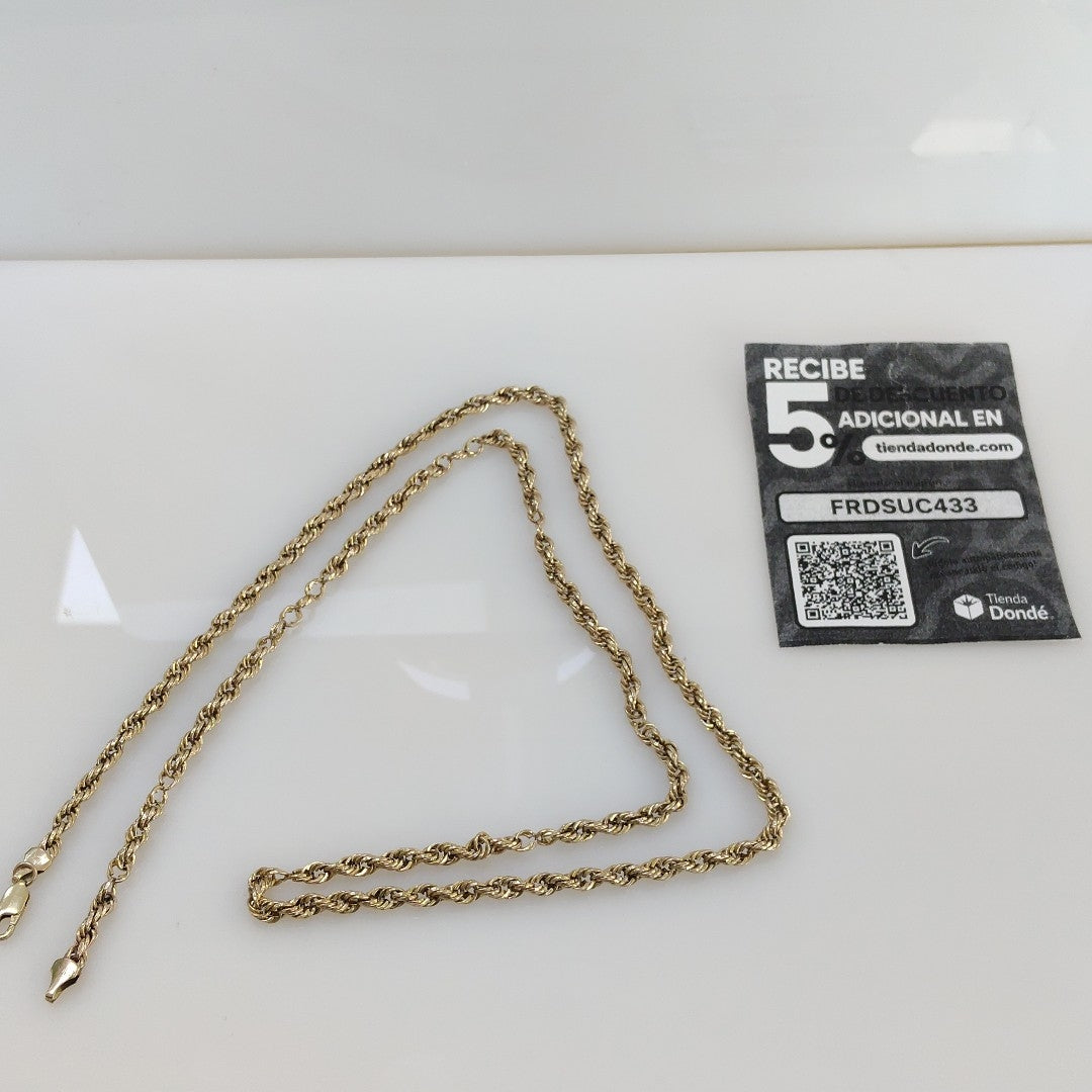 CADENA ORO 10 K 8,90 GRMS (SEMINUEVO)