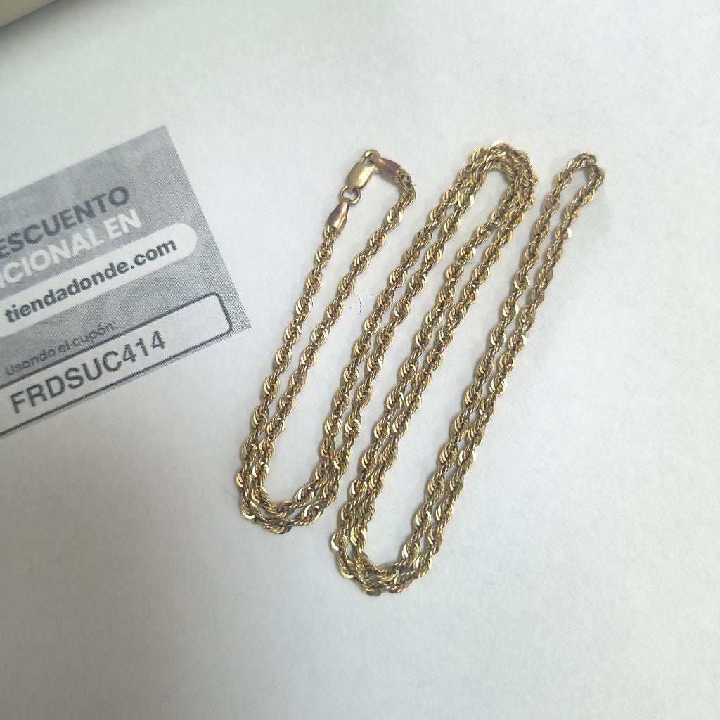 CADENA ORO 10 K 3,90 GRMS (SEMINUEVO)