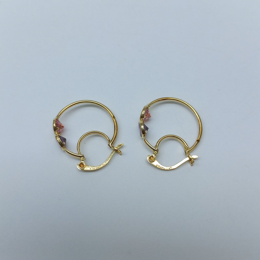 ARRACADAS PAR ORO 14 K 2.2 GRMS (SEMINUEVO)