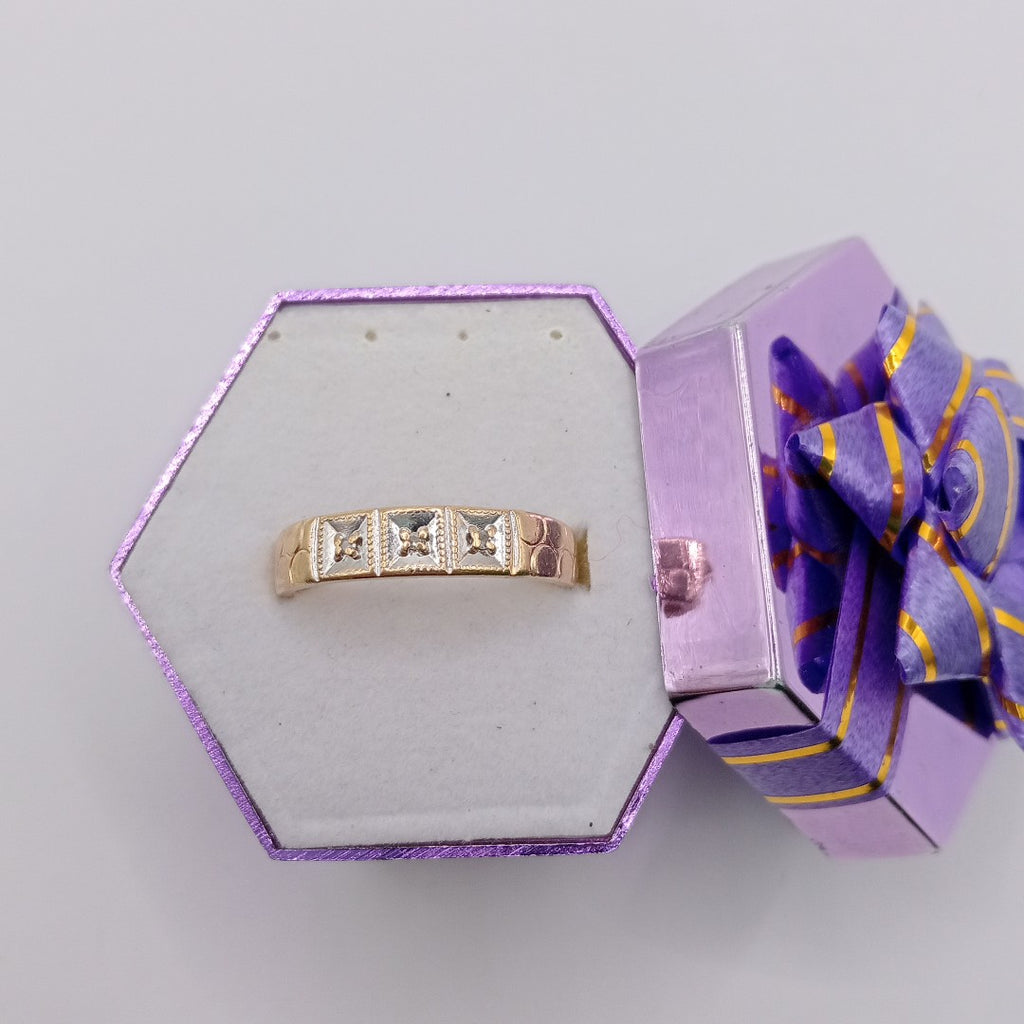 ANILLITO ORO,RODIADO 10 K 3,10 GRMS (SEMINUEVO)