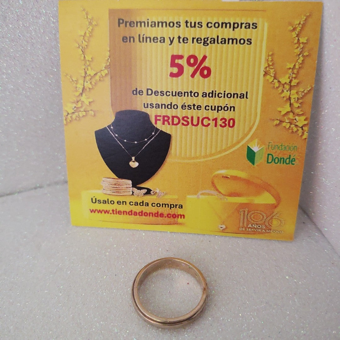 ARGOLLA ORO 14 K 4,20 GRMS (SEMINUEVO)