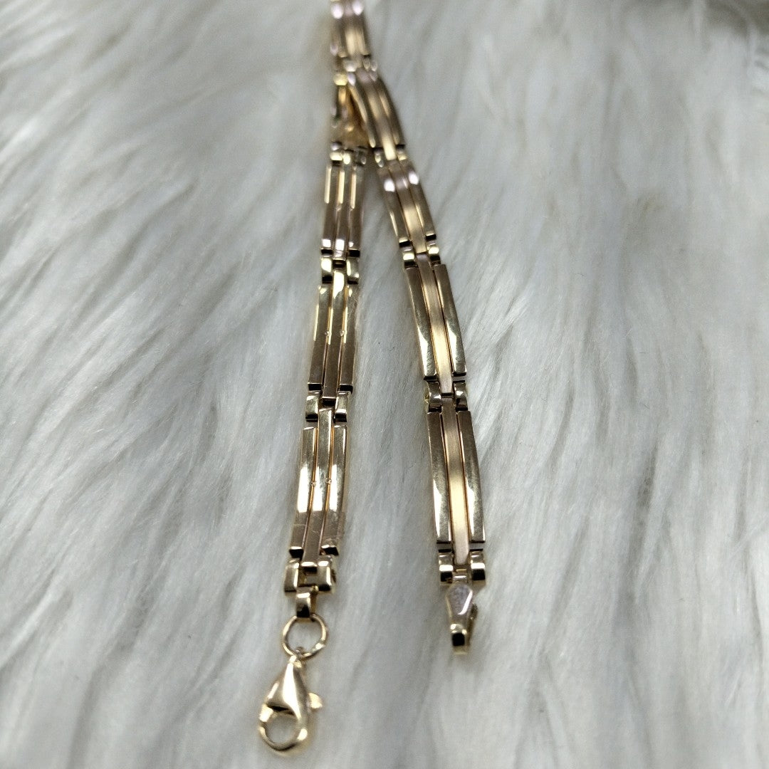 PULSERAS CABALLERO ORO 14K 7.7 (NUEVO)