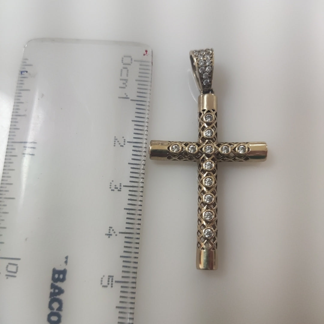 CRUZ, DIJE ORO 10 K 3.5 GRMS (SEMINUEVO)
