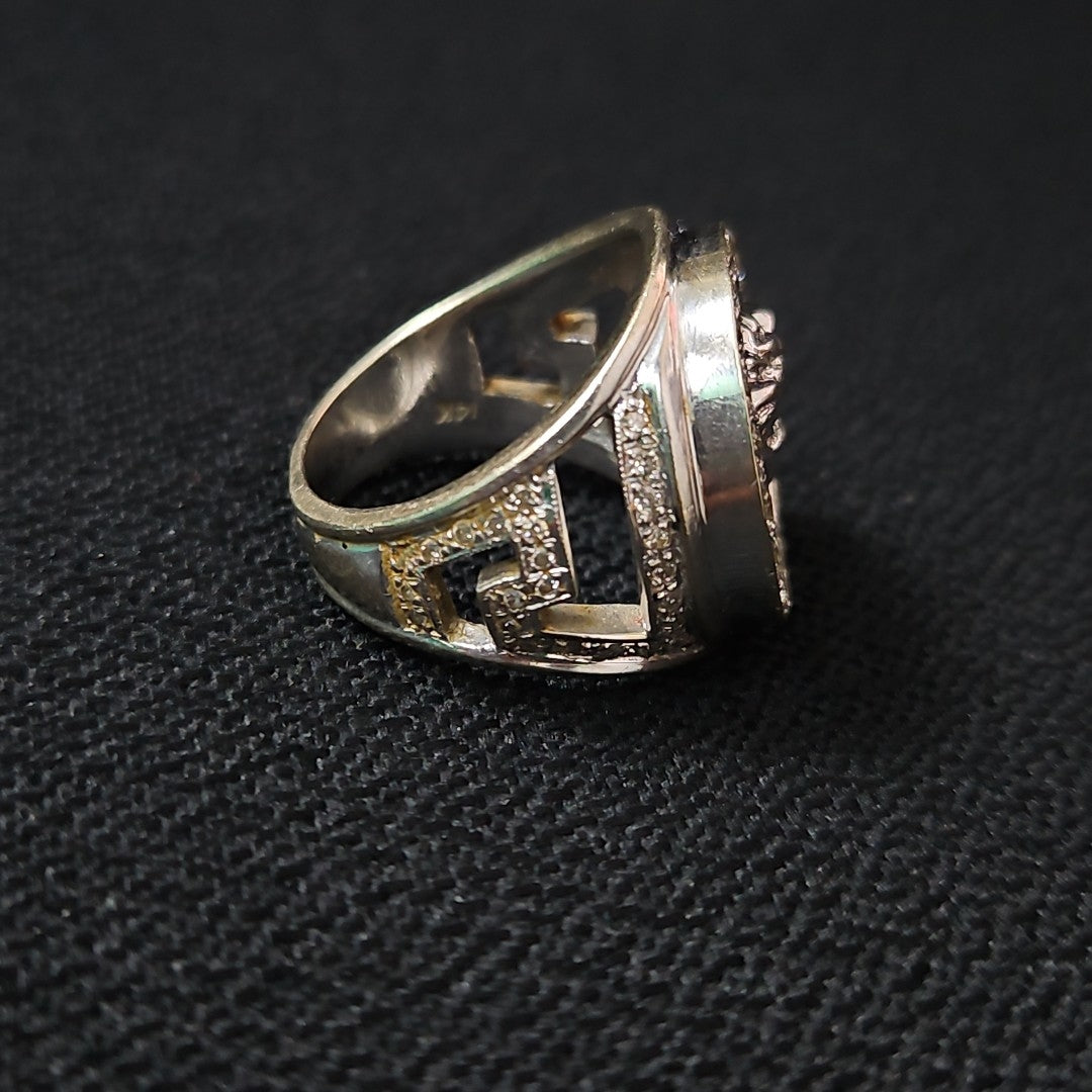 ANILLO ORO BLANCO 14 K 19.4 GRMS (SEMINUEVO)