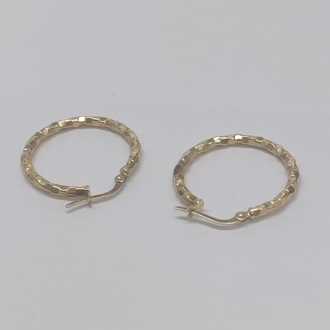 ARRACADAS PAR ORO 14 K 1.6 GRMS (SEMINUEVO)