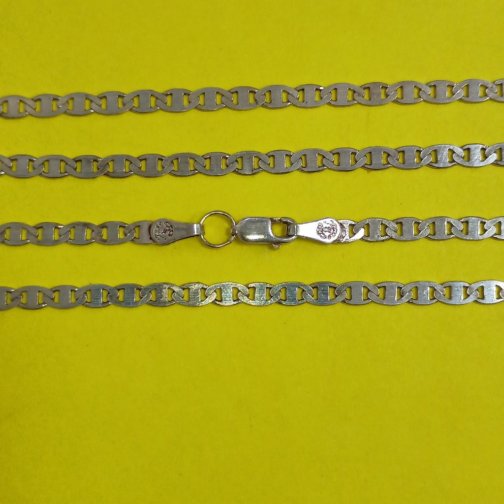 CADENA TEJIDO GUCHI PLATA .925 60 CM 9.7 GR (NUEVO)