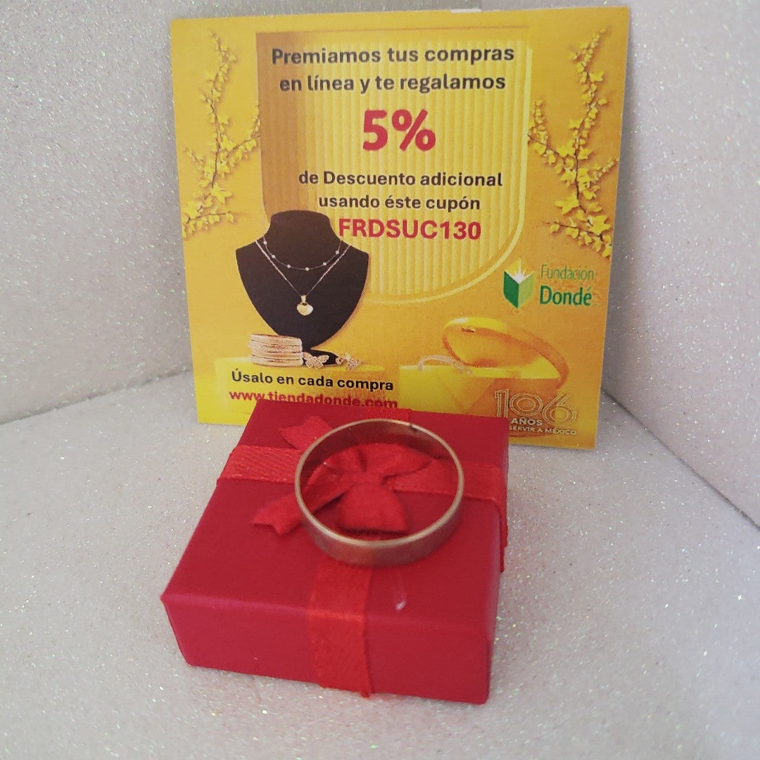 ARGOLLA ORO 10 K 2.8 GRMS (SEMINUEVO)