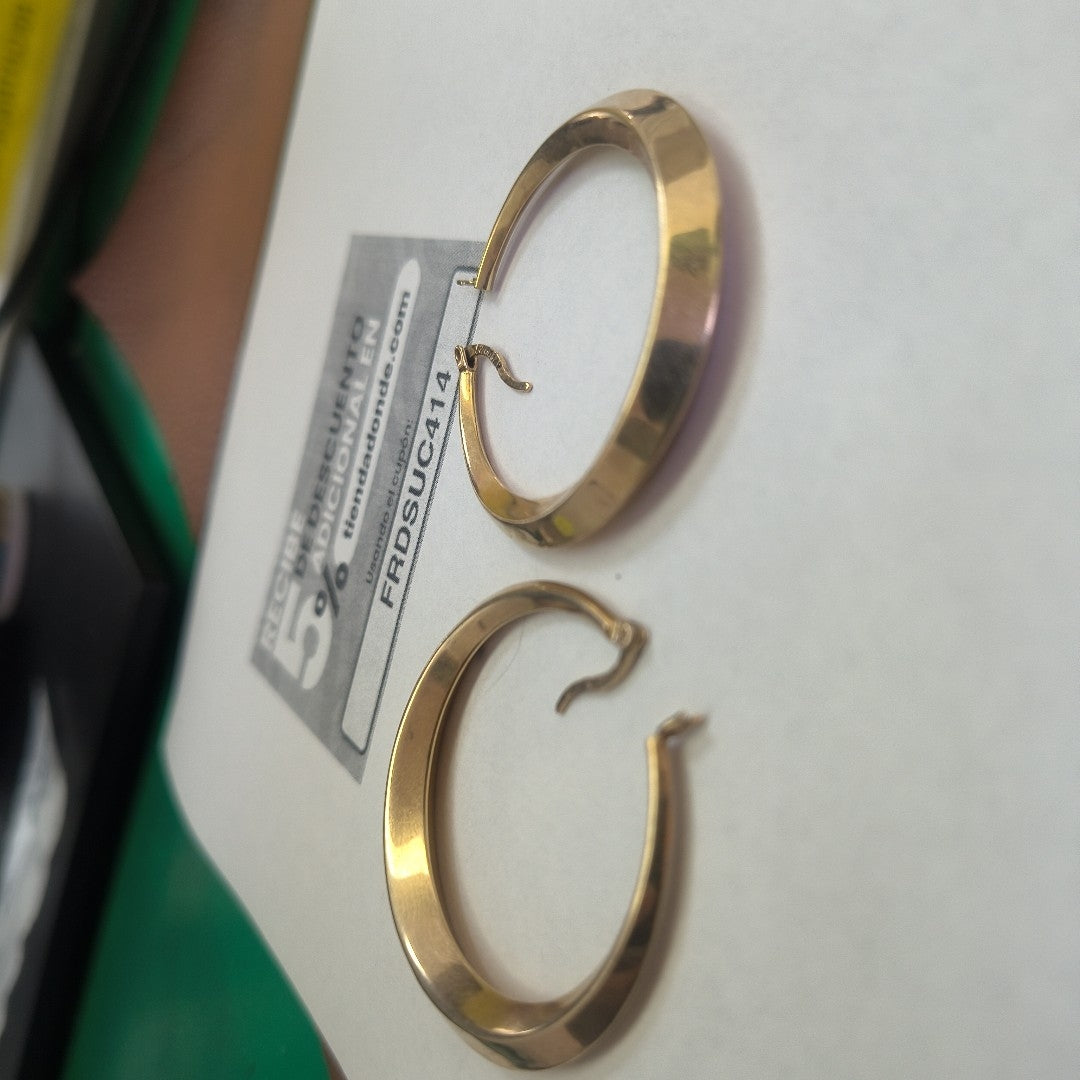 ARRACADAS PAR ORO 14 K 5.7 GRMS (SEMINUEVO)