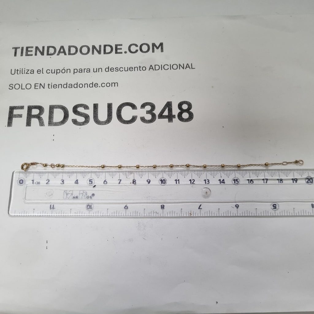 PULSERA ORO 10 K 1.1 GRMS (SEMINUEVO)