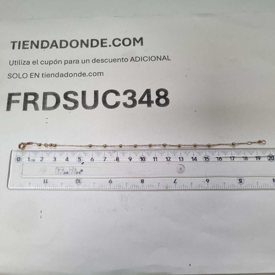 PULSERA ORO 10 K 1.1 GRMS (SEMINUEVO)