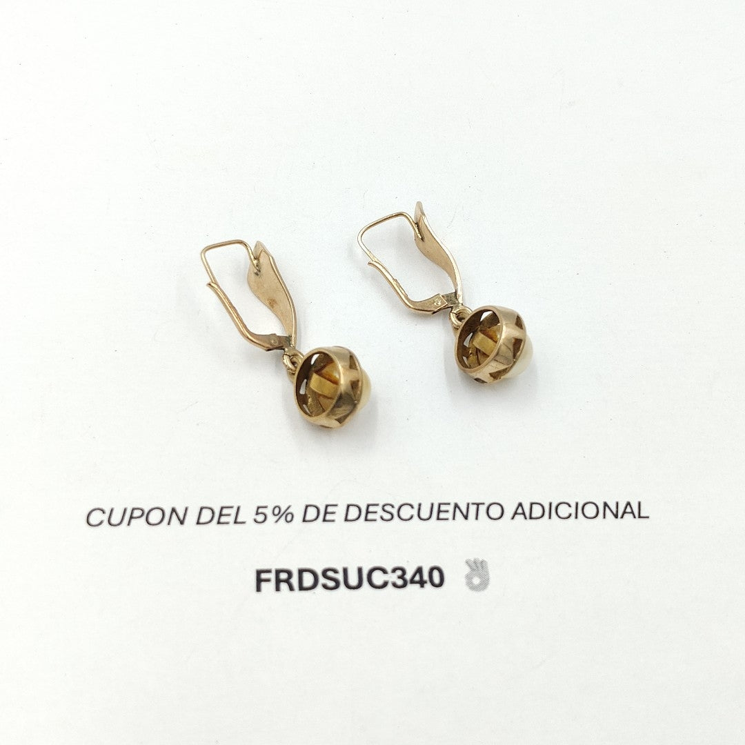 ARETES PAR ORO 8 K 6,50 GRMS (SEMINUEVO)
