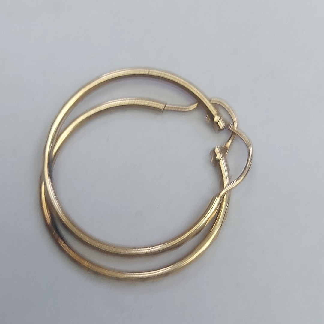 ARRACADAS PAR ORO 10 K 1.7 GRMS (SEMINUEVO)