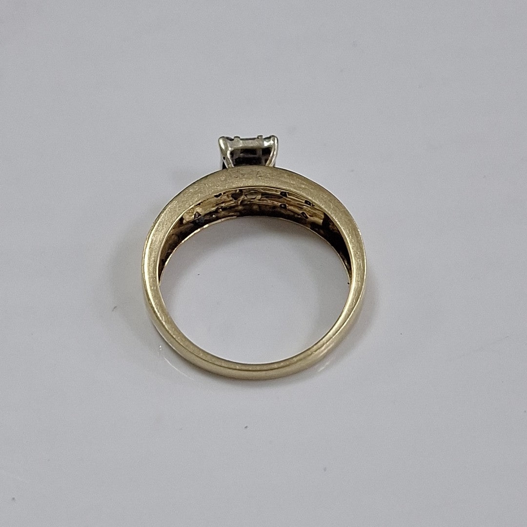 ANILLITO, SOLITARIO ORO 14 K 2.5 GRMS (SEMINUEVO)