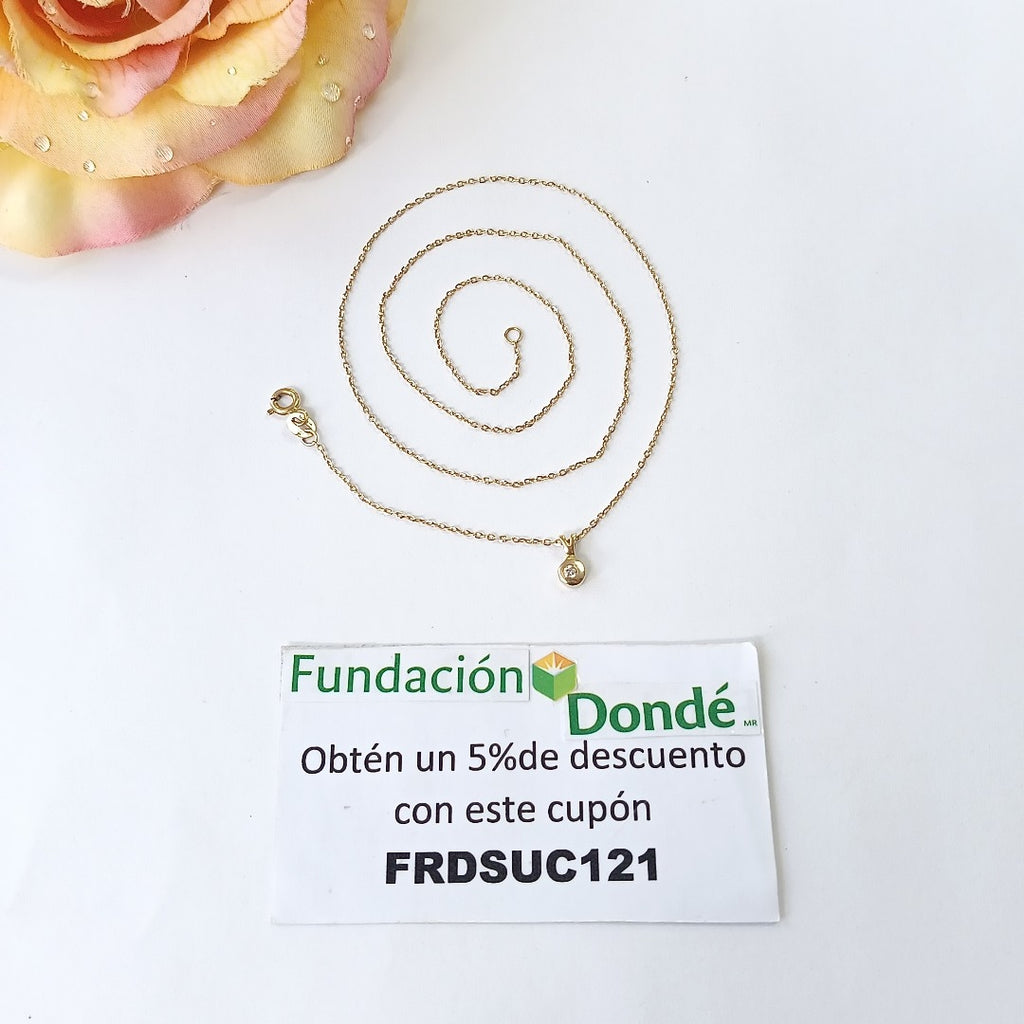 CADENA ORO 14 K 1.7 GRMS (SEMINUEVO)