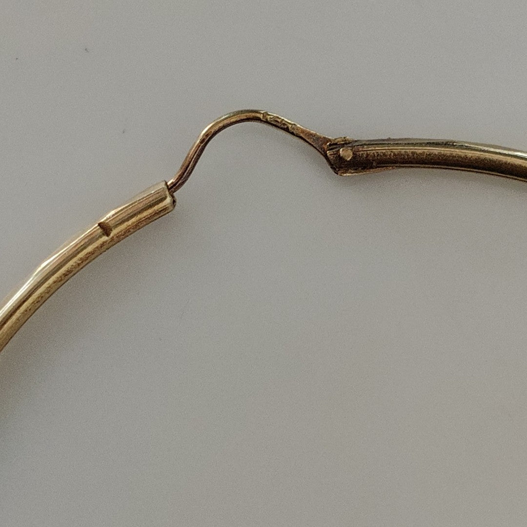 ARRACADAS PAR ORO 14 K 4.6 GRMS (SEMINUEVO)