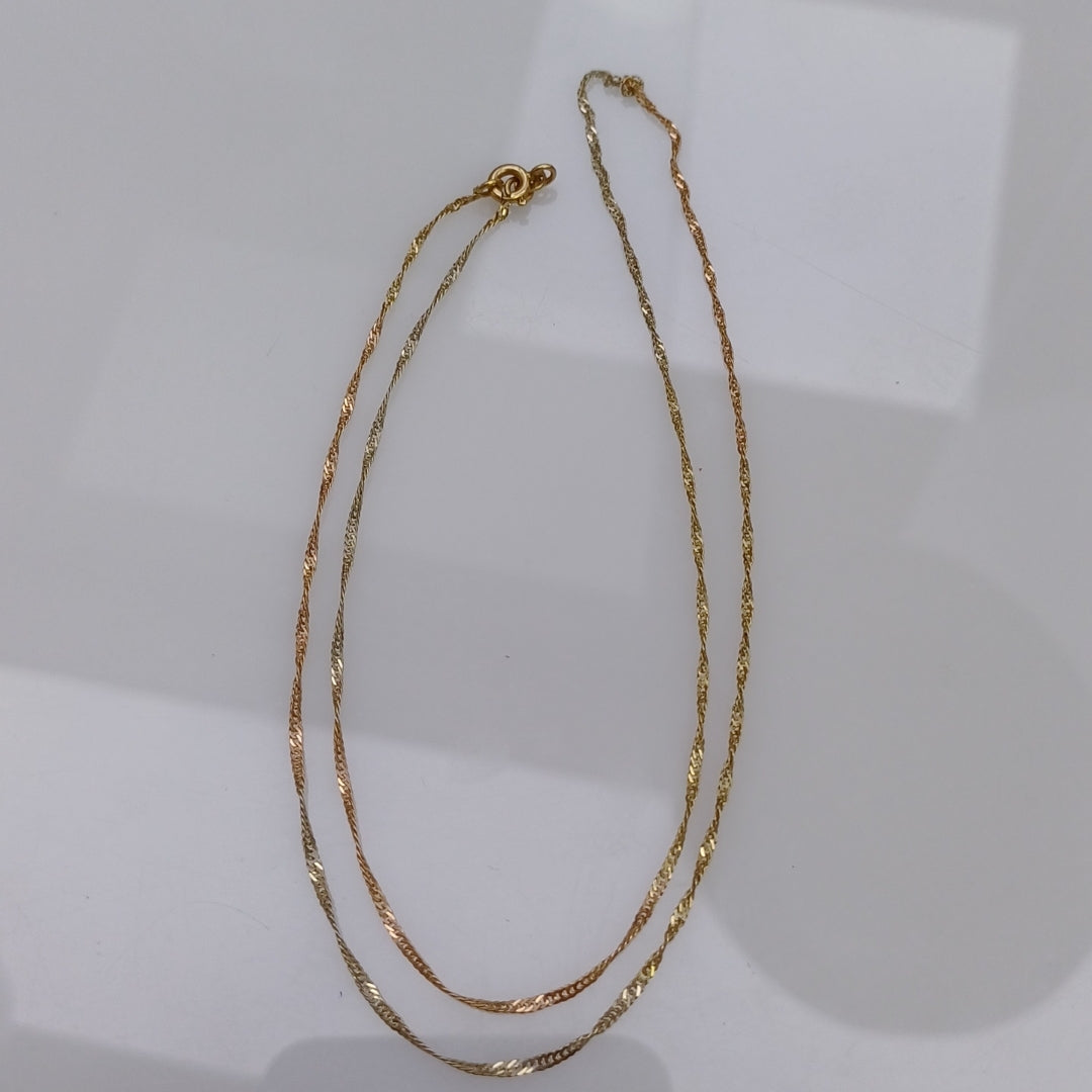 CADENA ORO 14 K 1.6 GRMS (SEMINUEVO)