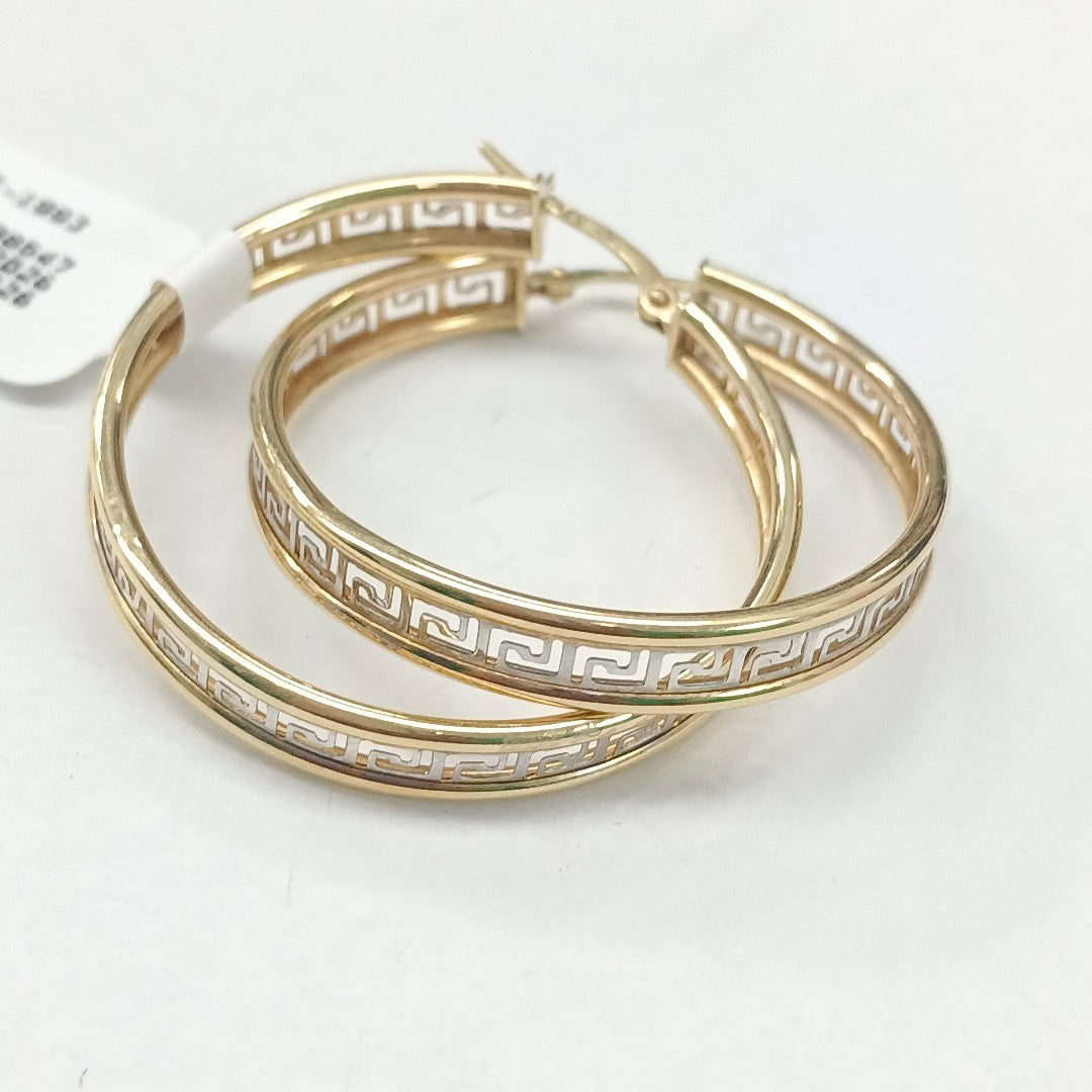 ARRACADAS PAR ORO 14 K 3.8 GRMS (SEMINUEVO)