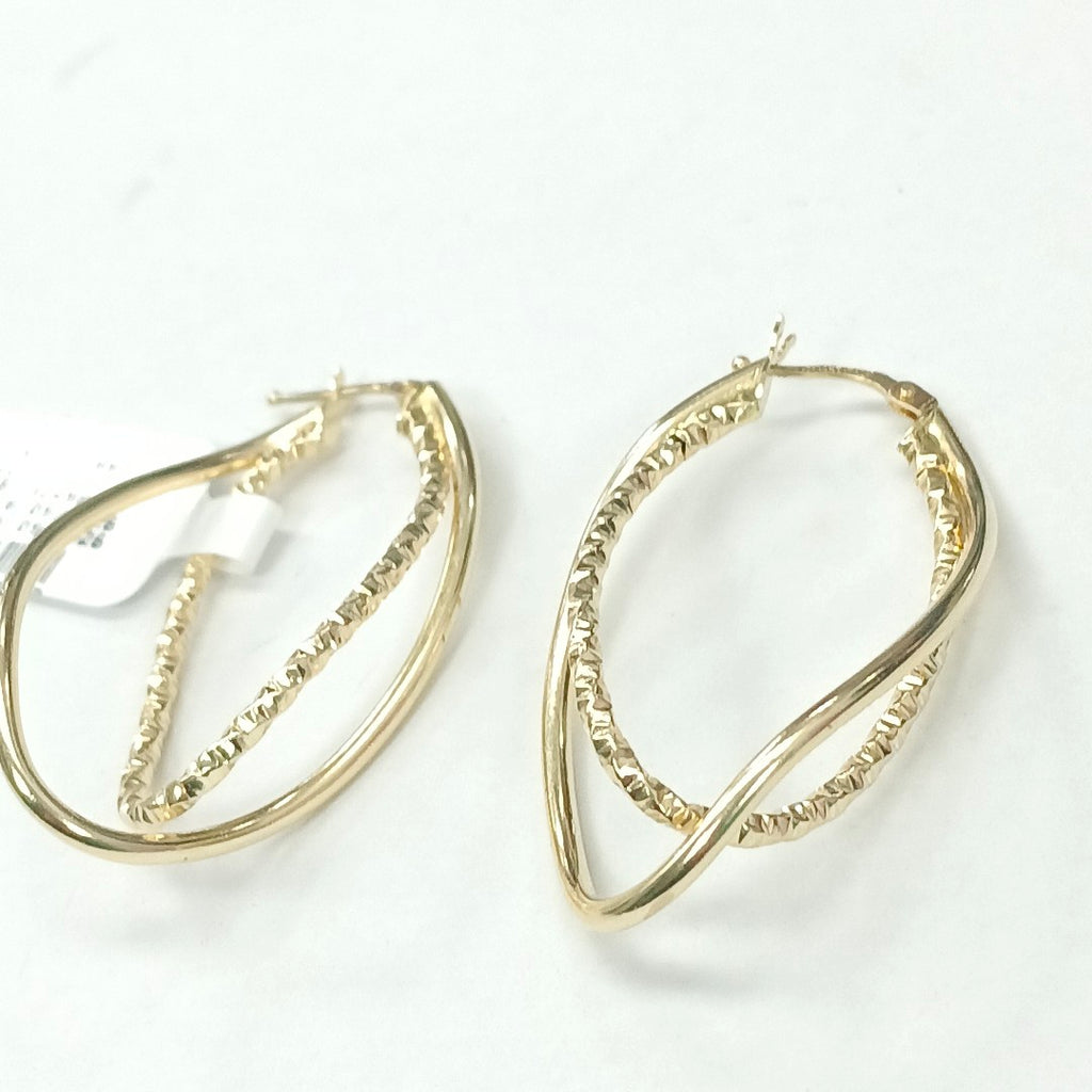 ARRACADAS PAR ORO 14 K 3.3 GRMS (SEMINUEVO)