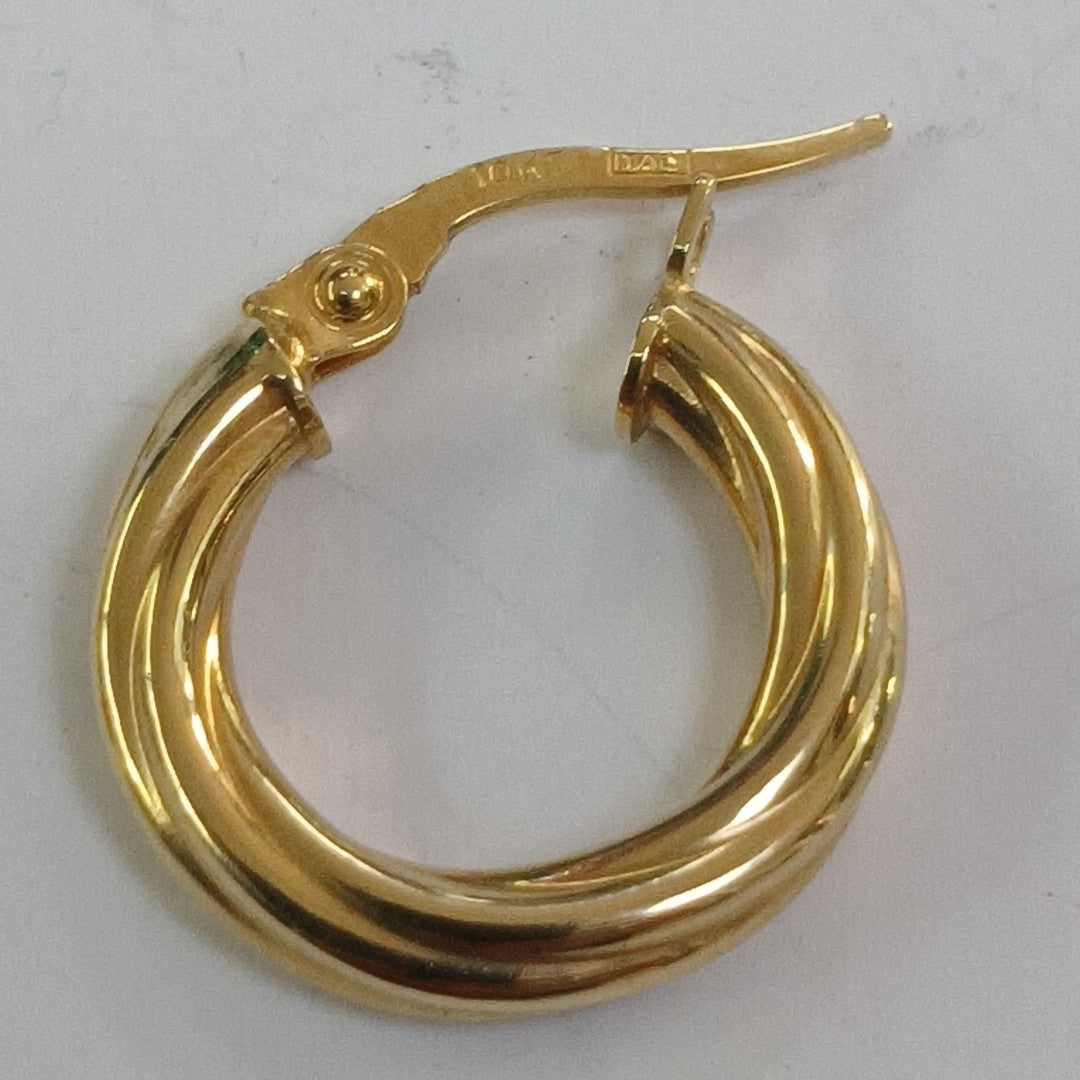 ARRACADAS PAR ORO 10 K 1 GRMS (SEMINUEVO)