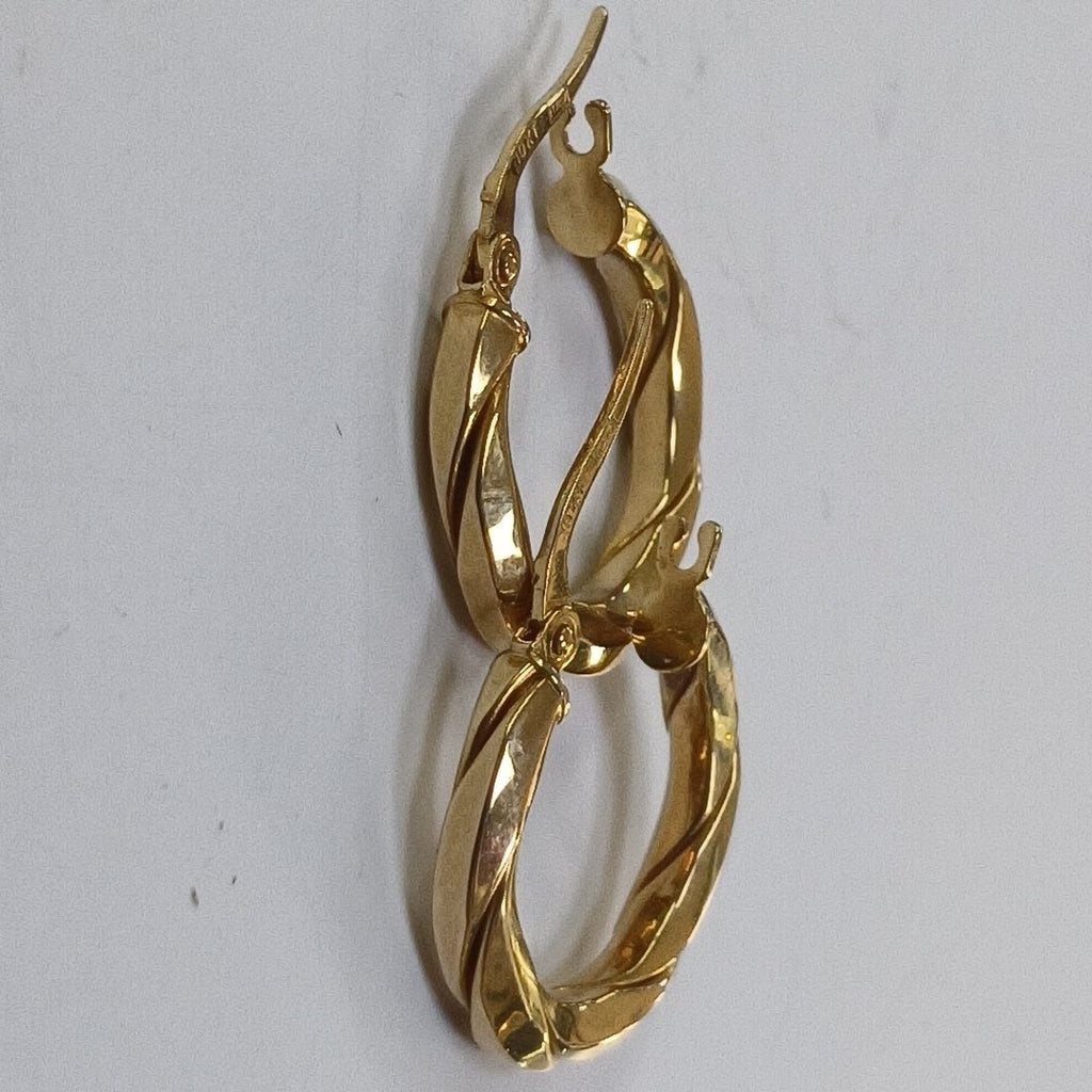 ARRACADAS PAR ORO 10 K 1.3 GRMS (SEMINUEVO)
