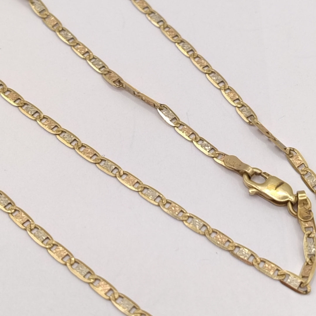 CADENA ORO COMBINADO 14 K 5.7 GRMS (SEMINUEVO)