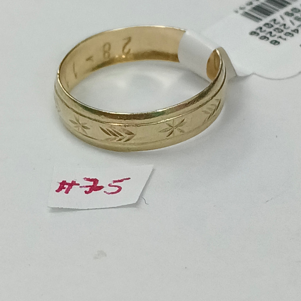 ARGOLLA ORO 10 K 1,30 GRMS (SEMINUEVO)