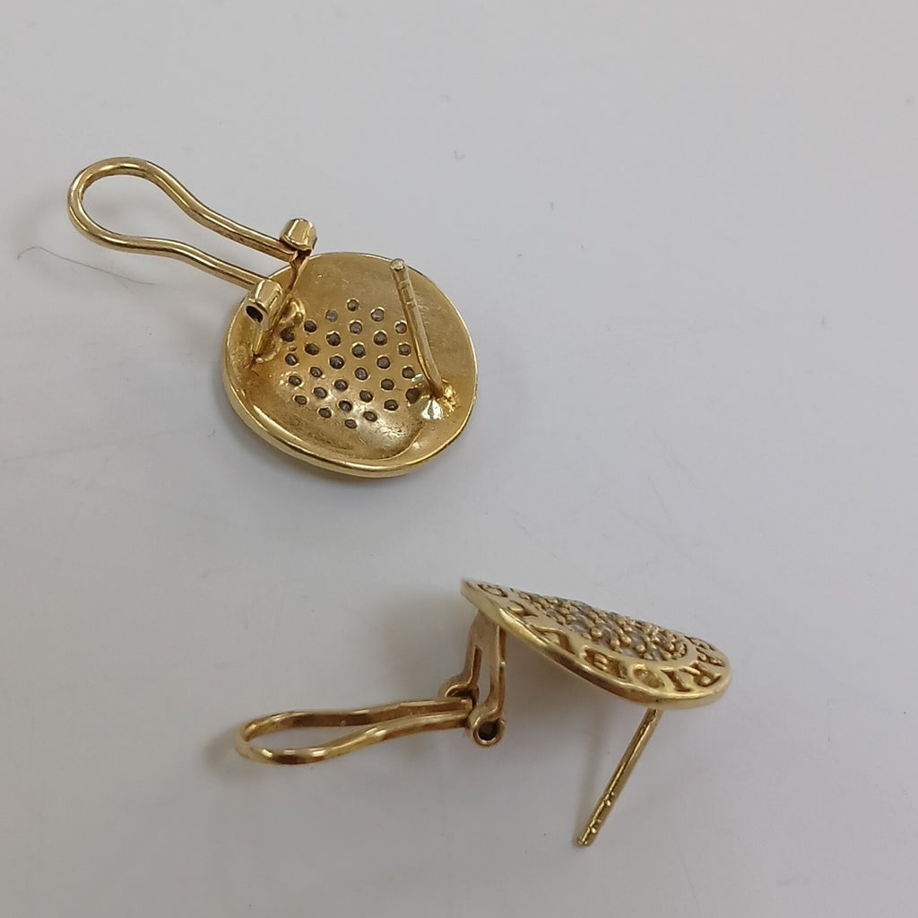ARETES PAR ORO 14 K 4,70 GRMS (SEMINUEVO)