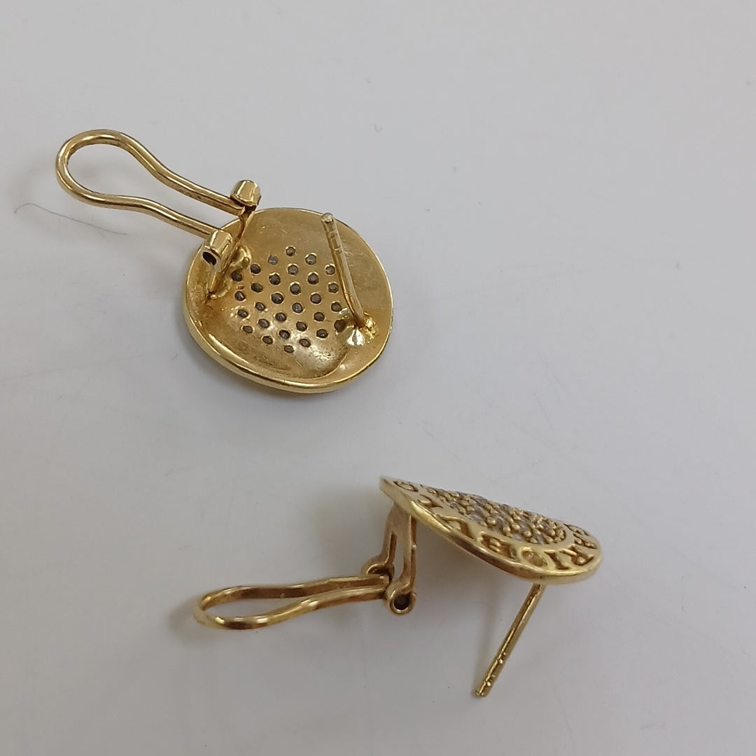 ARETES PAR ORO 14 K 4,70 GRMS (SEMINUEVO)