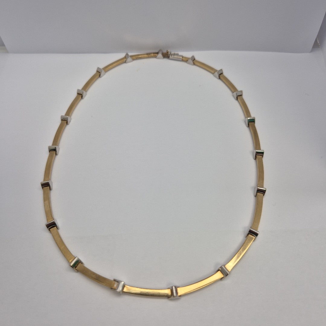 GARGANTILLA ORO,ORO BLANCO 14 K 22,10 GRMS (SEMINUEVO)