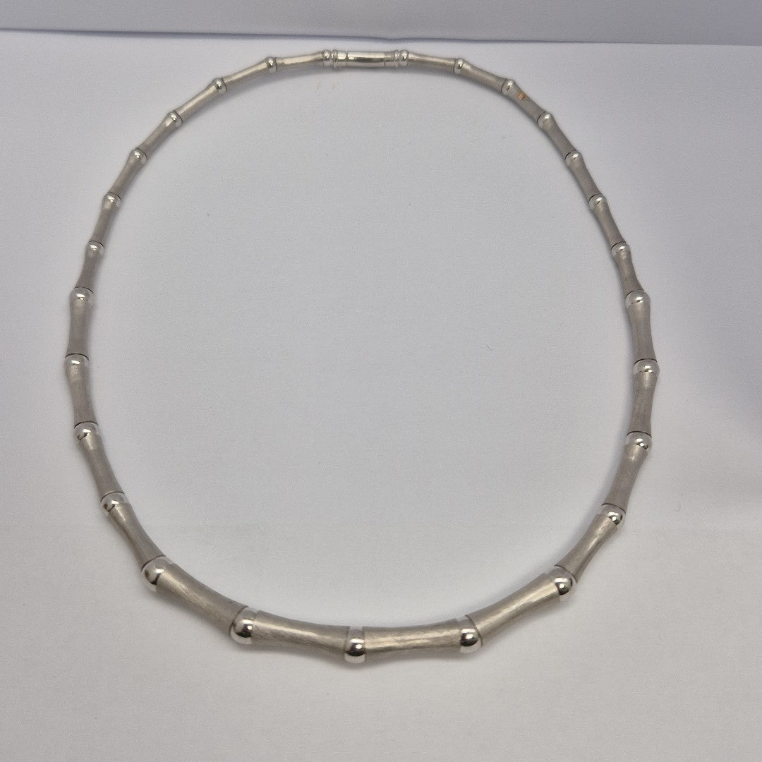 GARGANTILLA ORO BLANCO 14 K 24,70 GRMS (SEMINUEVO)