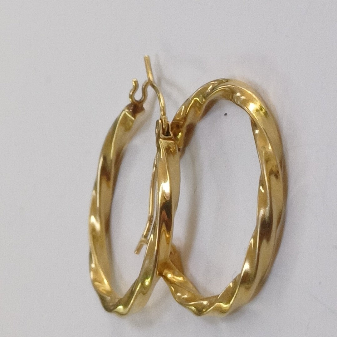ARRACADAS PAR ORO 14 K 2,10 GRMS (SEMINUEVO)