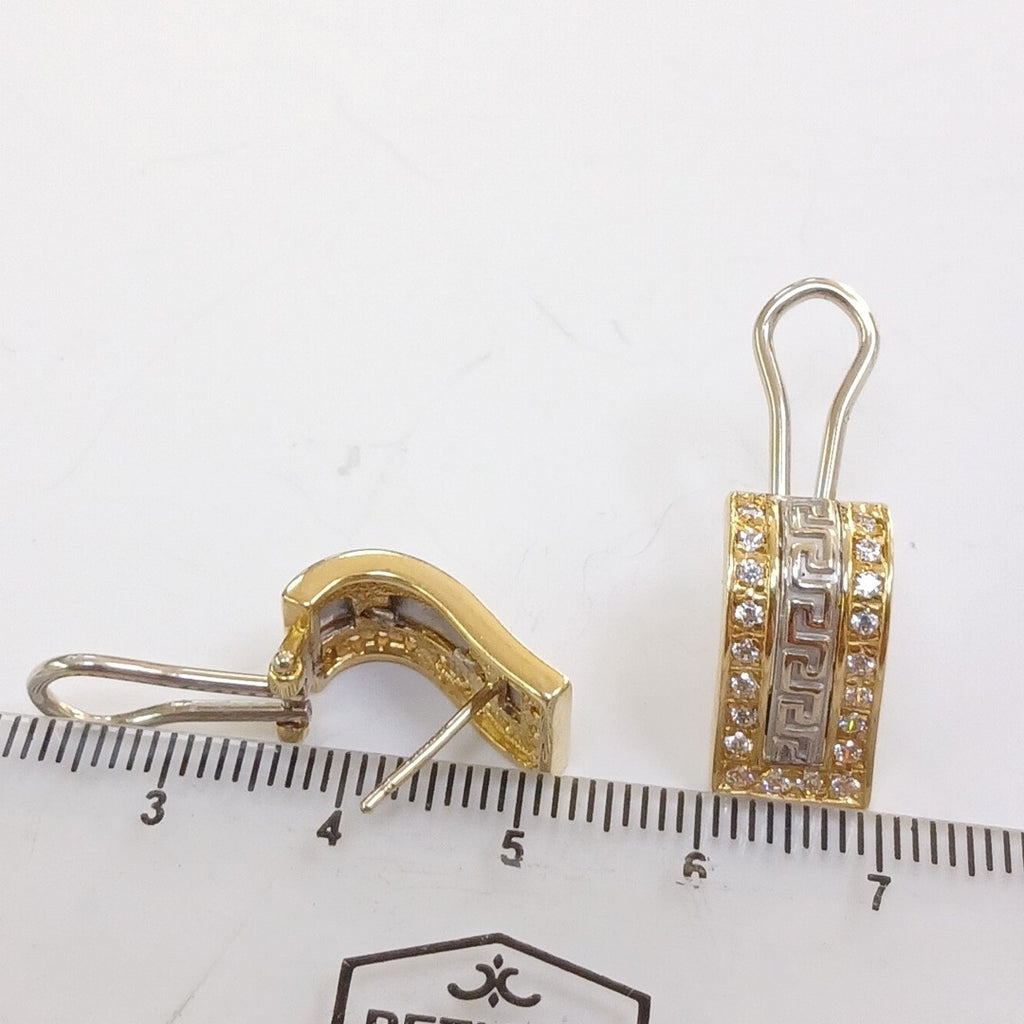 ARETES PAR ORO 14 K 7,70 GRMS (SEMINUEVO)