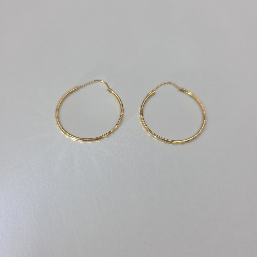 ARRACADAS PAR ORO 10 K 1.7 GRMS (SEMINUEVO)
