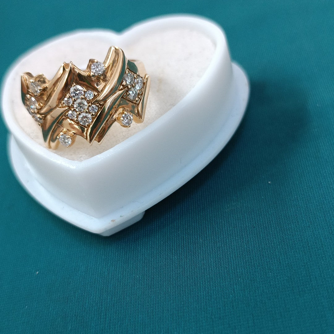 ANILLO ORO 14 K 7 GRMS (SEMINUEVO)