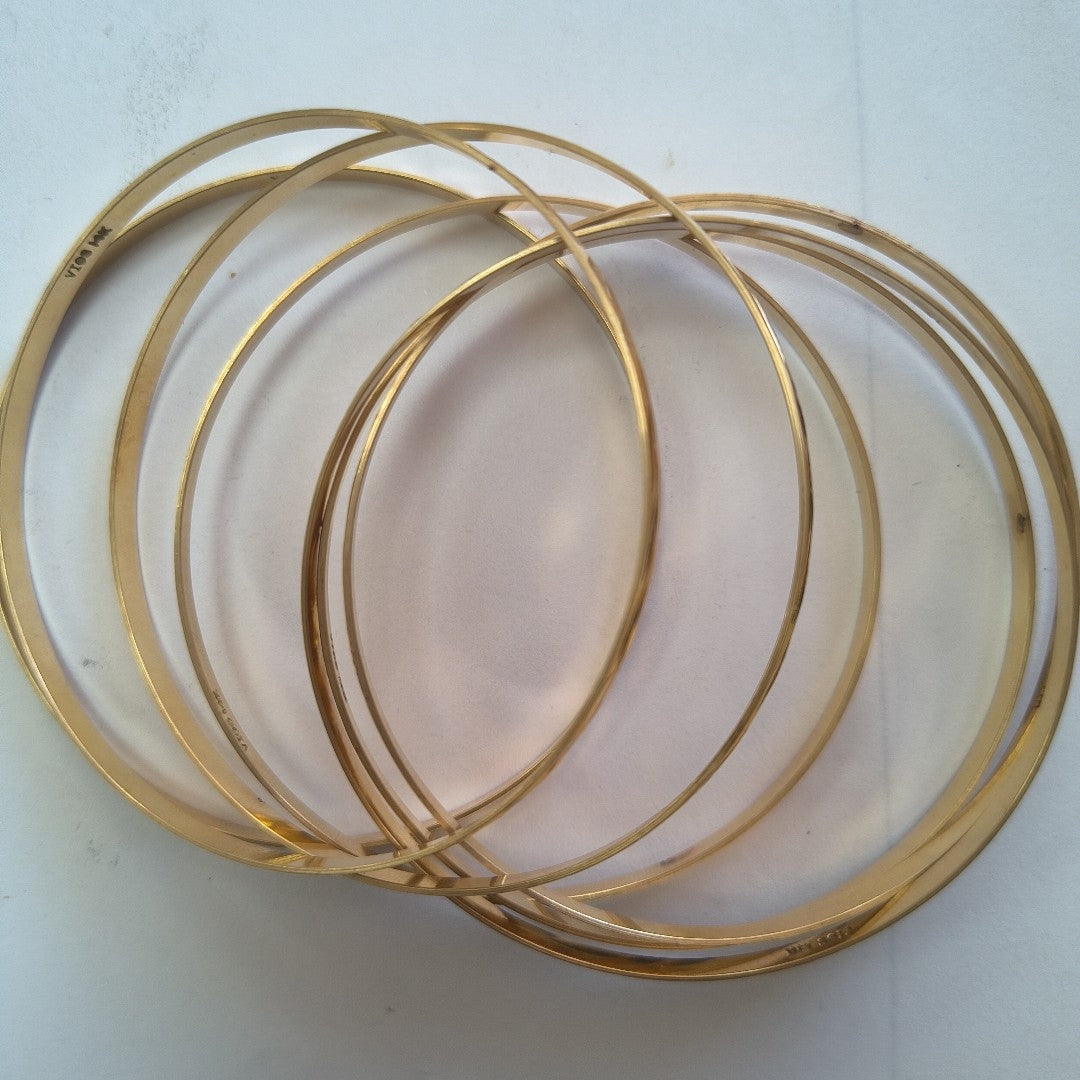 SEMANARIO DE PULSERAS ORO 14 K 37 GRMS (SEMINUEVO)