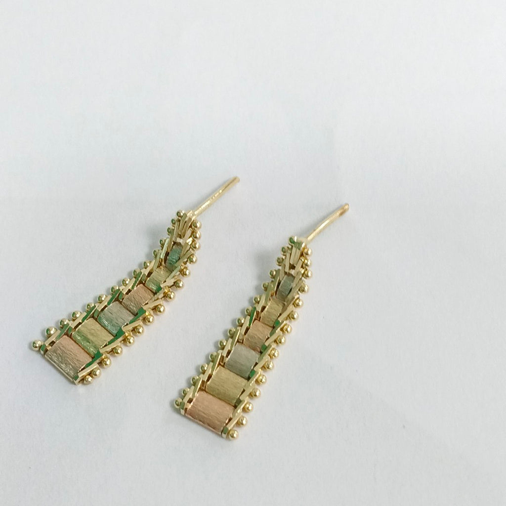 ARETES PAR ORO 14 K 2,50 GRMS (SEMINUEVO)
