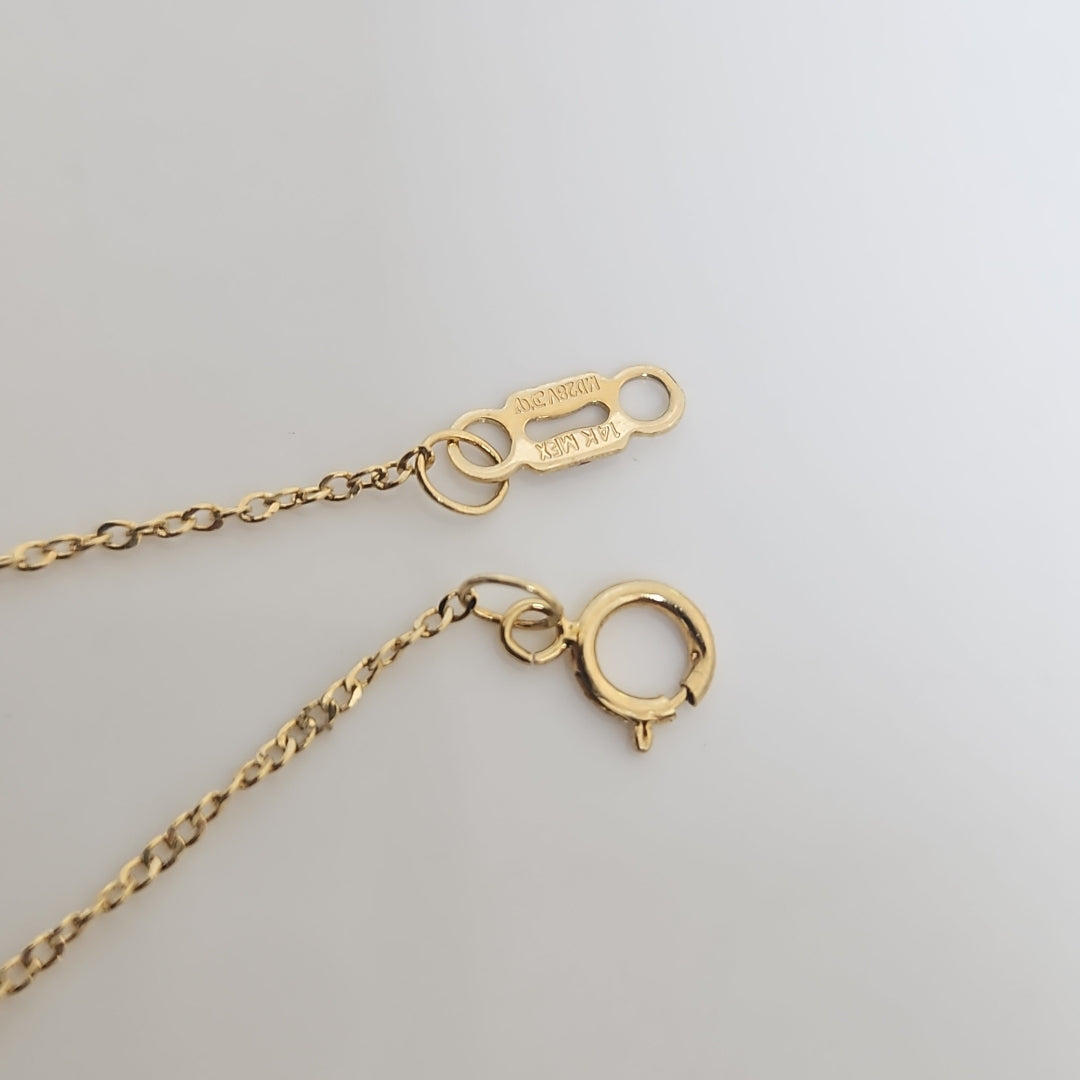 CADENA ORO 14 K 1,20 GRMS (SEMINUEVO)