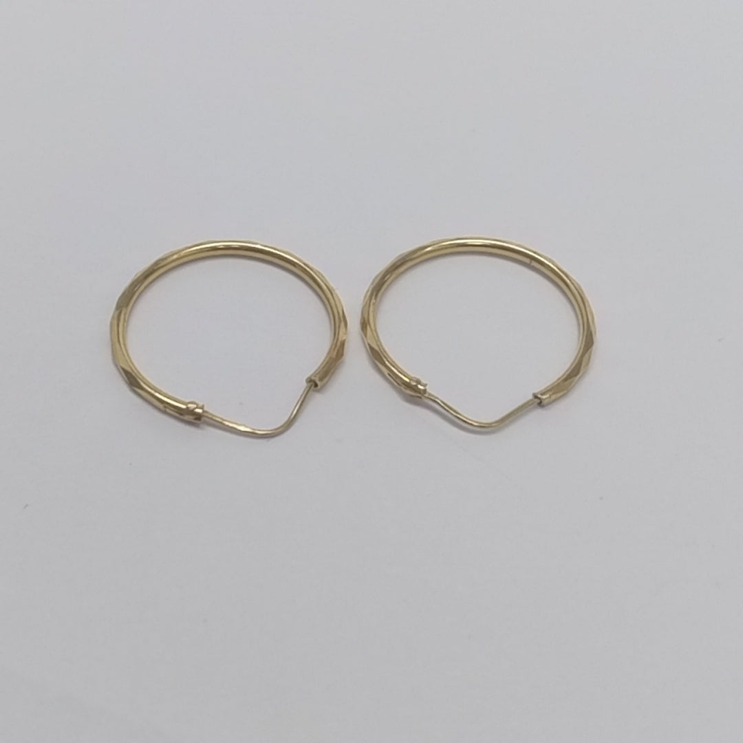 ARRACADAS PAR ORO 14 K 1.4 GRMS (SEMINUEVO)
