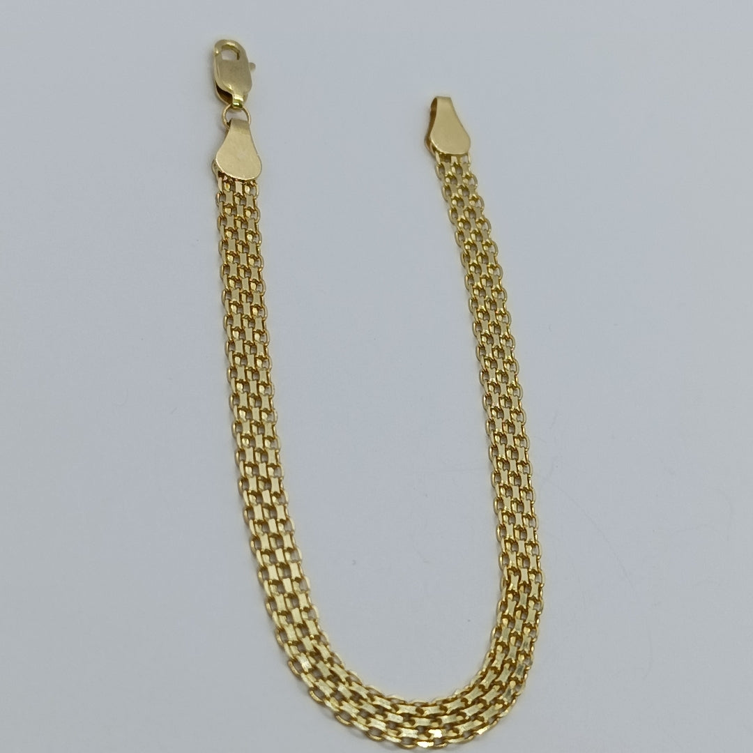 PULSERA ESPECIAL 14K 18 CM 4.6 GR (NUEVO)