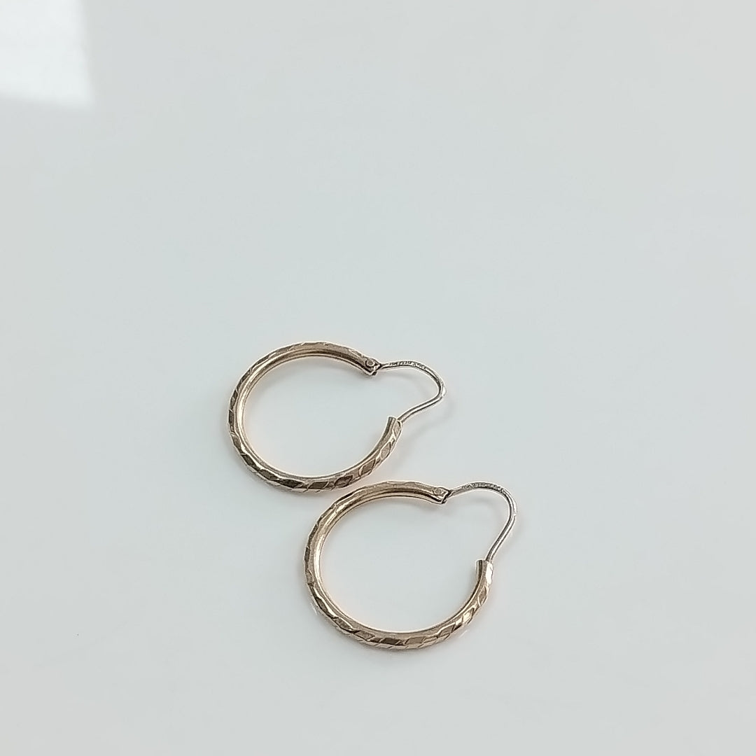 ARRACADAS PAR ORO 14 K 1,60 GRMS (SEMINUEVO)