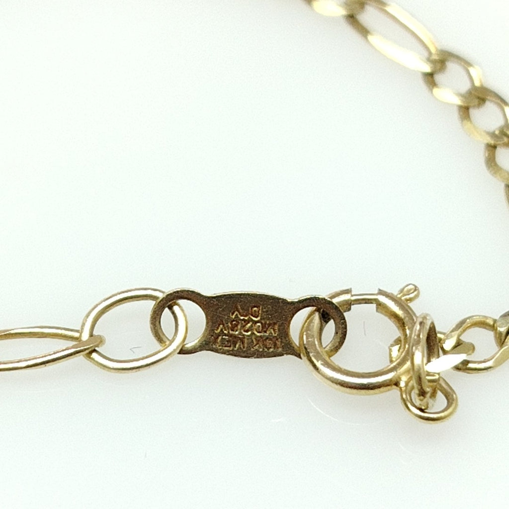 CADENA, MEDALLA RELIGIOSA ORO 10 K 5.1 GRMS (SEMINUEVO)