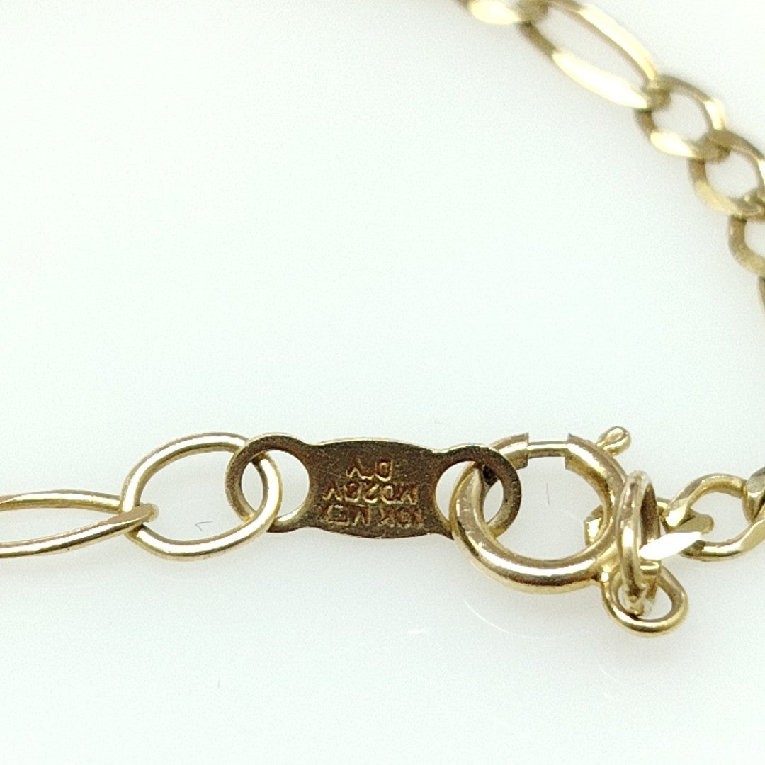 CADENA, MEDALLA RELIGIOSA ORO 10 K 5.1 GRMS (SEMINUEVO)