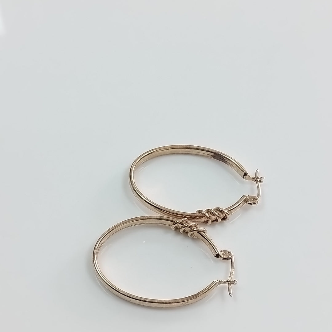 ARRACADAS PAR ORO 14 K 4,30 GRMS (SEMINUEVO)