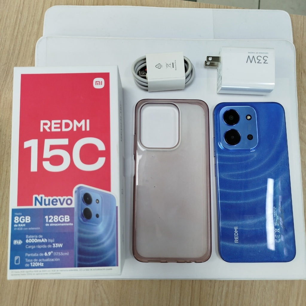 CELULAR XIAOMI REDMI 15C 25078RA3EL (2025) 128 GB 4 GB RAM (SEMINUEVO)