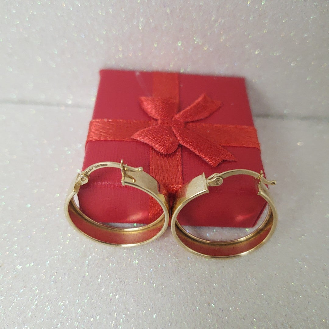ARRACADAS PAR ORO 14 K 2.3 GRMS (SEMINUEVO)