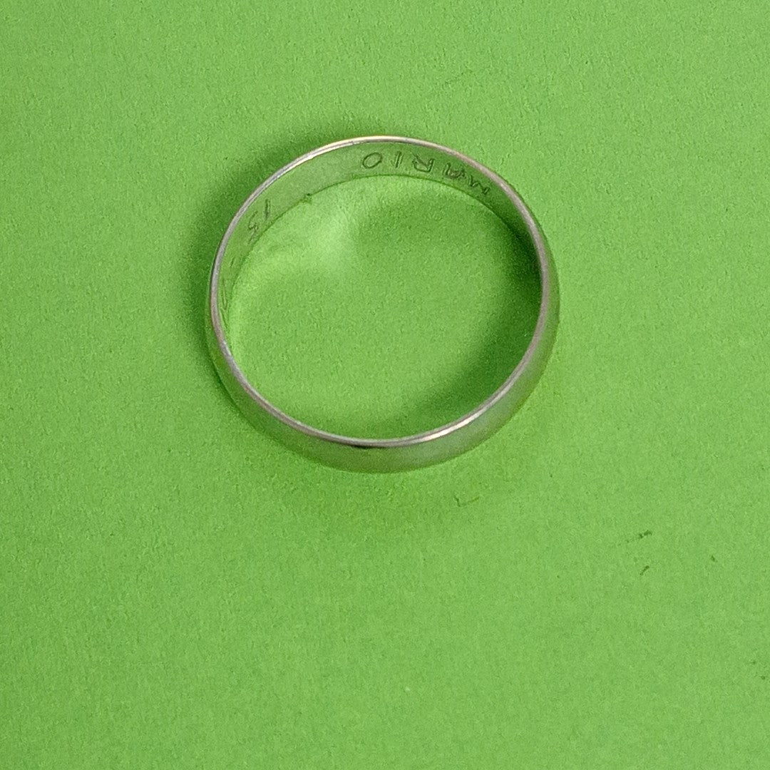 ARGOLLA ORO, ORO BLANCO 14 K 2 GRMS (SEMINUEVO)