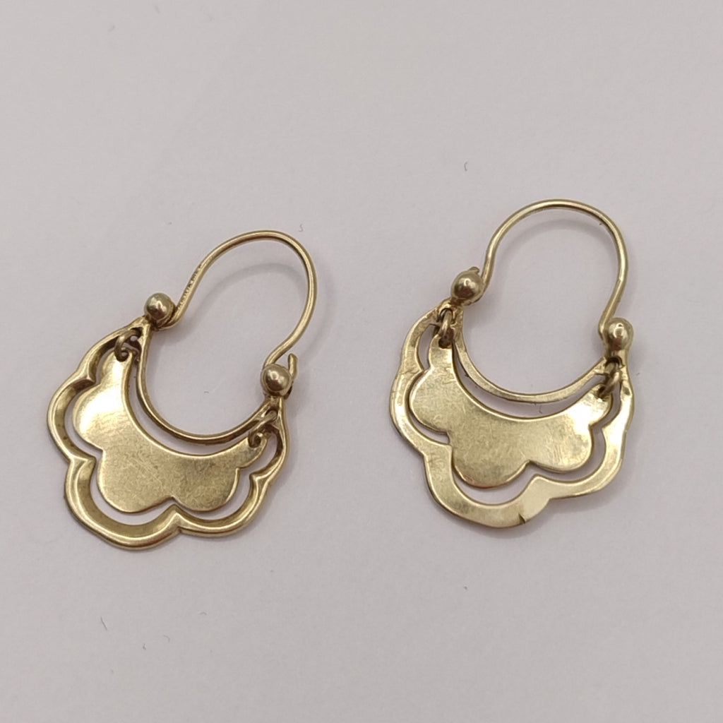 ARRACADAS PAR ORO 14 K 2,80 GRMS (SEMINUEVO)