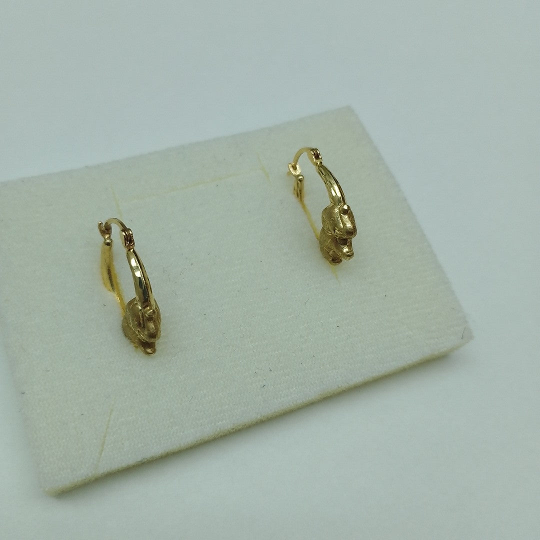 ARRACADAS PAR ORO 14 K 2.1 GRMS (SEMINUEVO)