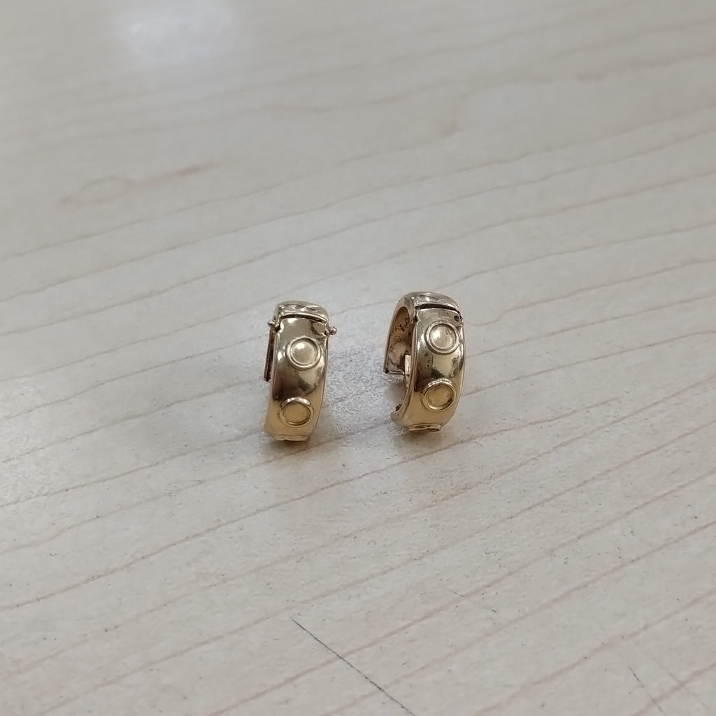 ARRACADAS PAR ORO 10 K 3,30 GRMS (SEMINUEVO)